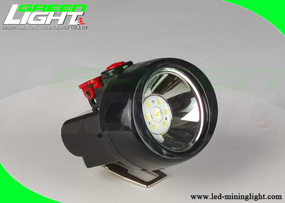 Mini Boyut 143g Şarj Edilebilir LED Far 2800mAh 4000lux Açık Madencilik İçin Siyah Kabuk