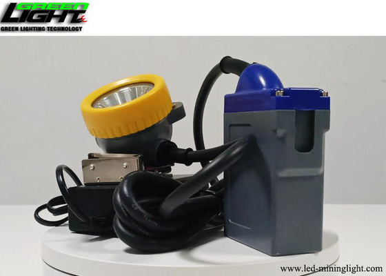 Lazer Gravür LOGO Madenciler Kapak Lambası 15000lux Aleve Dayanıklı IP68 Kablolu