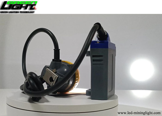 Lazer Gravür LOGO Madenciler Kapak Lambası 15000lux Aleve Dayanıklı IP68 Kablolu