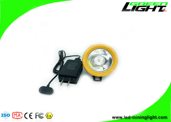 Mini Boyut 10000lux Akülü Kömür Madenciliği Işıkları IP68 3800mAh USB Yeraltı Madeni ve Dış Mekan için Cree LED'li Şarj