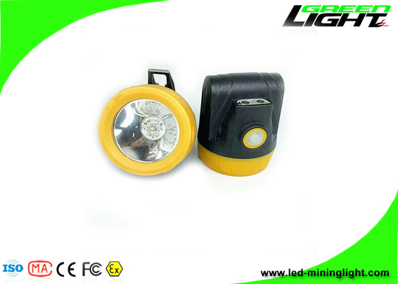 Mini Boyut 10000lux Akülü Kömür Madenciliği Işıkları IP68 3800mAh USB Yeraltı Madeni ve Dış Mekan için Cree LED'li Şarj