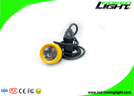 10000 Lux 216 Lum LED Madencilik Işık Lityum İyon Pil Yeraltı Madenciliği için 16 saat Uzun Ömürlü
