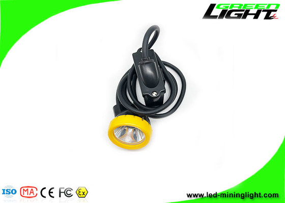 10000 Lux 216 Lum LED Madencilik Işık Lityum İyon Pil Yeraltı Madenciliği için 16 saat Uzun Ömürlü