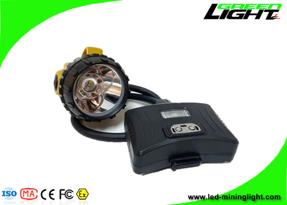 IP68 15000 Lux Madencilik Kapağı Işıkları Yeraltı Madeni için 6800mAh Panasonic Pil