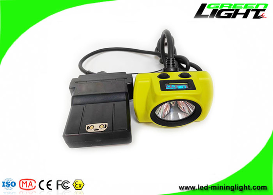 13600 MAh LED Madenci Kapağı Lambası IP68 Su Geçirmez 25000 Lux Kömür Madencileri Far