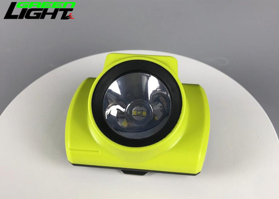Taşınabilir LED Miner'S Cap Lambası 18000lux OLED Ekran 6800mA Lityum Pil