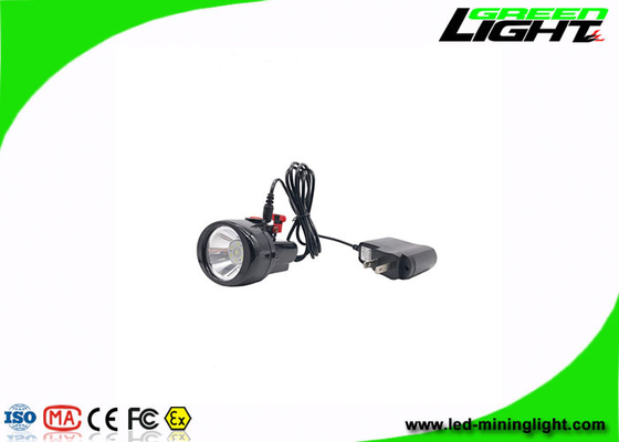 4000lux Su Geçirmez Akülü Madencilik Kapağı Lambası 1 Watt Şarj Edilebilir 2.8Ah Pil Kapasitesi Mini Madenci Far