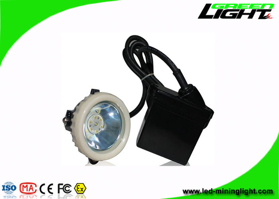 6.6Ah Led Madenciler Kapak Lambası Kablolu Anti Patlayıcı 10000lux Şarj Edilebilir Lityum İyon IP67 Su Geçirmez