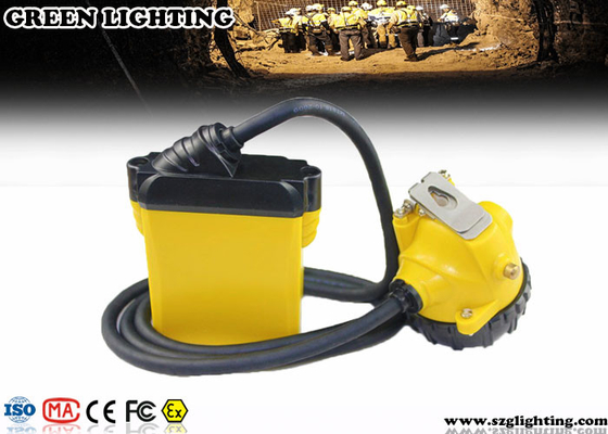 IP68 Onaylı 25000lux 3W Cree Safety Mining Cap Lights with 3 Level Lighting