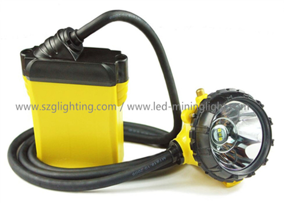 IP68 Onaylı 25000lux 3W Cree Safety Mining Cap Lights with 3 Level Lighting