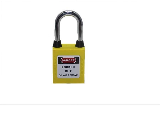 85g Toz Geçirmez Kilitleme Asma Kilitler ABS Gövde 38 Mm Kısa Çelik Kelepçe