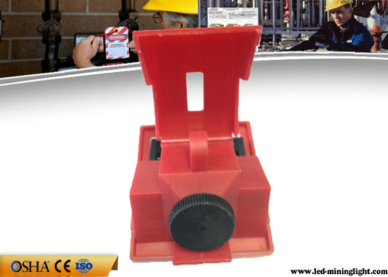 120V - 277V Devre Kesici İçin Devre Kesici Kilidinde Kırmızı Kelepçe