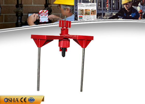 Endüstriyel ABS Sürgülü Vana Kilitleme Cihazı Çift Kontrol Kolu 647g Ağırlık