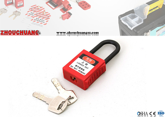 Master Key ile 38mm Naylon Kelepçe Xenoy Emniyet Kilidi Asma Kilitler