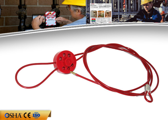 ZC-L31 Tekerlek Direnci Kablo Kilidi, CE 119g PVC Kaplı Kilitleme Etiketi