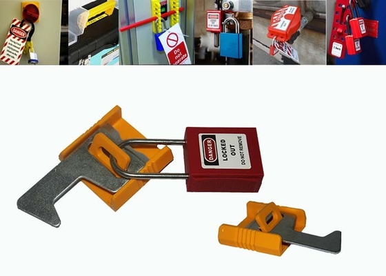 Sarı Endüstriyel Devre Kesici Lokavt Çelik Sac Çok Fonksiyonlu