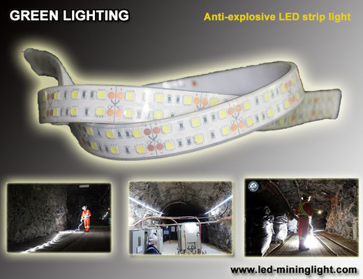 Patlama önleyici 1500 lum Esnek LED Şerit Su geçirmez 60 adet her metrede led