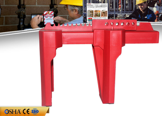 Kırmızı Ayarlanabilir Küresel Vana Lokavt 684g Ağırlık 50 Mm - 200 Mm Çap