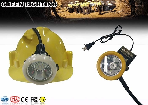 IP68 Şarj Edilebilir Led Far, 4000 Lux Kablolu Baret Işığı Şarj Edilebilir