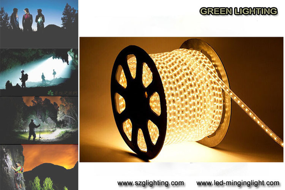 SMD5050 7.2W / M 0.6A Renkli Güvenlik LED Esnek Şerit Işık IP67 Su Geçirmez Sınıf