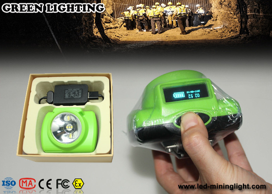 Sos Amaçlı PC + ABS Cree Led Akülü Madencilik Işıkları, OLED Ekran