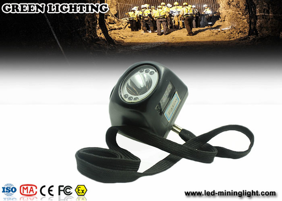 234G IP68 siyah led madenciler lambası, USB şarj led madencilik farı CE Sertifikası