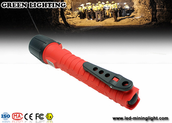 6Ah 3.7V battey exproof el feneri, Cree LED ex proof aydınlatma özelleştirilmiş Renk
