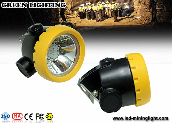 Yeraltı 0.93w Akülü Led Madencilik Kapak Lambası 13 Saat Çalışma Süresine Devam Et