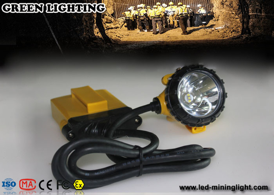 4 Seviyeli Aydınlatma ile 25000 Lux 12Ah Pil 3W LED Kömür Madenciliği Işıkları