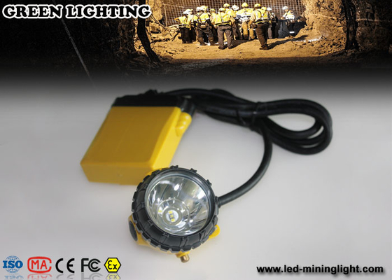 4 Seviyeli Aydınlatma ile 25000 Lux 12Ah Pil 3W LED Kömür Madenciliği Işıkları