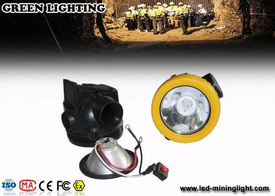 Hepsi Bir Arada Anti Patlayıcı Akülü Madencilik Işıkları, 1w Led Madenciler Kapak Lambası 2.2ah