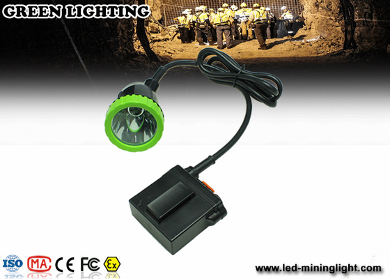 1500mA 3.7V Lityum Pil, Darbeye Dayanıklı Far ile uzun telli LED Madencilik Lambaları