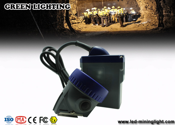 6.6Ah Pil Pirinç Madenciler Mavi PC Çerçeve 10000lux Ana LED ile Şarj Edilebilir Led Far