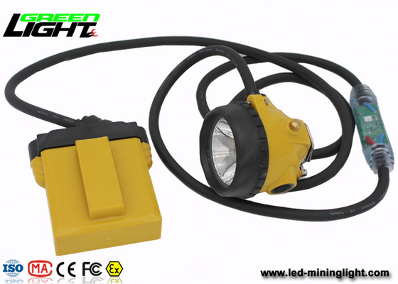 Patlamaya Dayanıklı IP 68 LED Madencilik Lambası, Güvenlik Kablosu Işıklı, 28000 Lux Madenciler Kapaklı Lamba