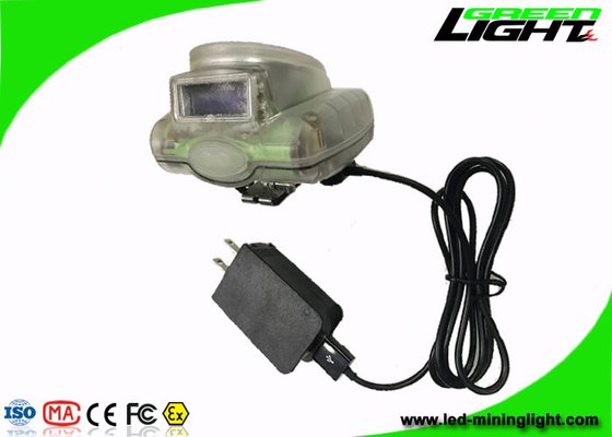 Akülü LED Madencilik Işığı IP68 Madenciler Güvenlik Yeraltı Maden Çalışmaları için Baret Lambası