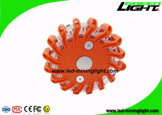 Manyetik Dağı Led Uyarı Işığı Şarj Edilebilir Darbeye Dayanıklı LED Yol Fişekleri Araba için