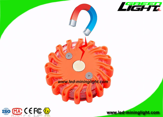 Manyetik Dağı Led Uyarı Işığı Şarj Edilebilir Darbeye Dayanıklı LED Yol Fişekleri Araba için