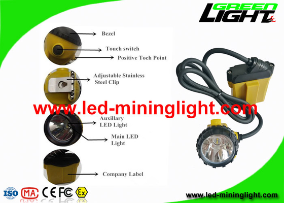 Düşük Güç Uyarısı ile Şarj Edilebilir 3W Cree LED Madencilik Işık Kapağı Lambası