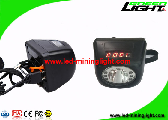 LCD Ekran 4.8Ah 8000 Lux ile Kablosuz Dijital Taşınabilir Madencilik Kapağı Işıkları