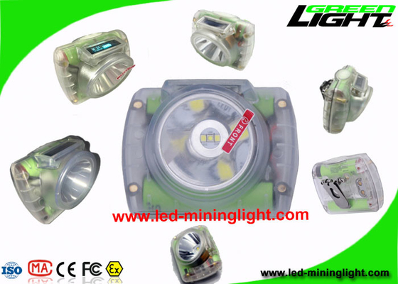 Kablosuz Yeraltı LED Madencileri Cap Lambası 13000 Lux Hafif 200g