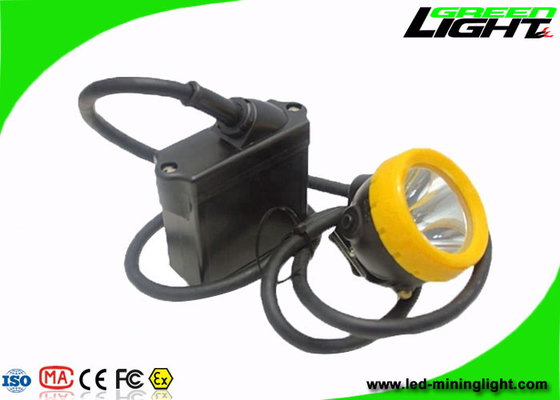 6.6Ah Siyah Madencilik Kapağı Işıkları, 420g Madenciler Kask Işığı, 16 Saat Çalışma Süresi ile