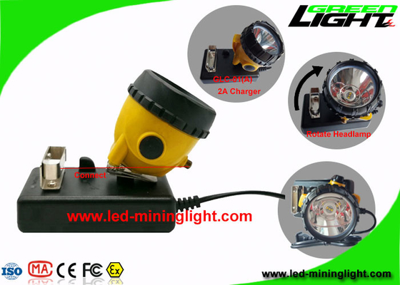 25000 Lux LED Madencilik Far, 10.4Ah Güvenlik Madencileri Kapak Lambası Patlamaya Dayanıklı