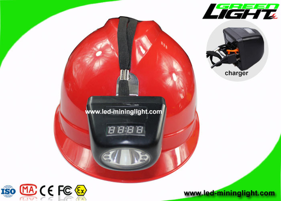 Dijital LCD Ekranlı Hepsi Bir Arada LED Madencilik Işığı 8000 Lux Siyah Renk