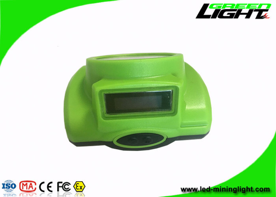 13000lux Parlaklık Madencileri Cap Lambası Yeşil Akülü 3.7V, PC Kabuğu ile