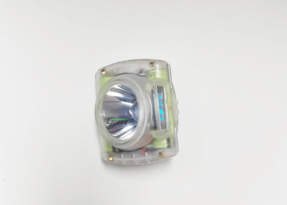 Çarpışmaya dayanıklı OLED Ekran Kablosuz LED Kask Lamba 7AH 15000lux Kömür Madenliği Işığı IP68 Su geçirmez