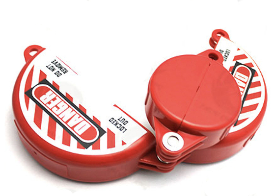 Kırmızı Renkli Kapı Valfi Kilitleme 25mm-330 mm Kapı Valfi, Standart Kapı Valfi Kilitleme ABS Malzemesi