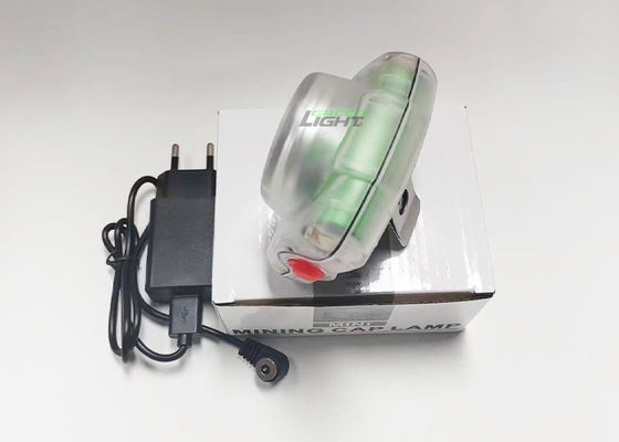 199g Kompakt Boyut Su geçirmez LED Kask Lamba Madenci Farı 23000lux 4.4W Güçlü Madenci Işığı