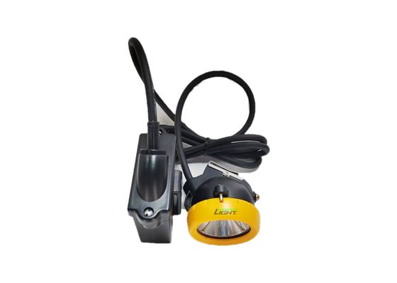 10000lux 18 saat Aydınlatma Süresi Led Kömür Madencilik Işıkları Güvenlik Başlık Lambası 7.8Ah IP68 Madenci Kask Lambası