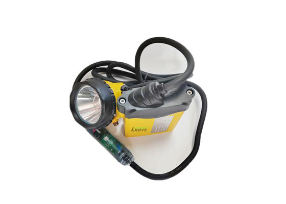 10.4Ah şarj edilebilir li-ion pil madenci kask lambası IP68 su geçirmez 3W madencilik başlık lambası SOS ışığı ile