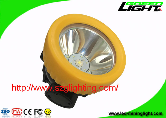 LED Şarj Edilebilir Kömür Madenciliği Işıkları, Yeraltı Güvenliği İçin Sarı Madenciler Kask Işığı